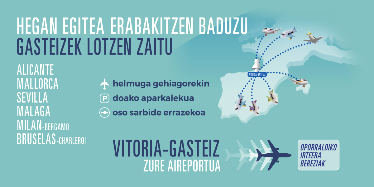 Aeropuerto de Vitoria-Gateiz: Vitoria te conecta