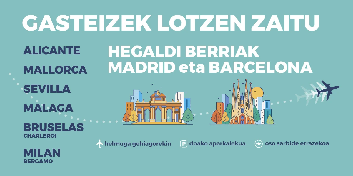 Aeropuerto de Vitoria-Gateiz: Vitoria te conecta