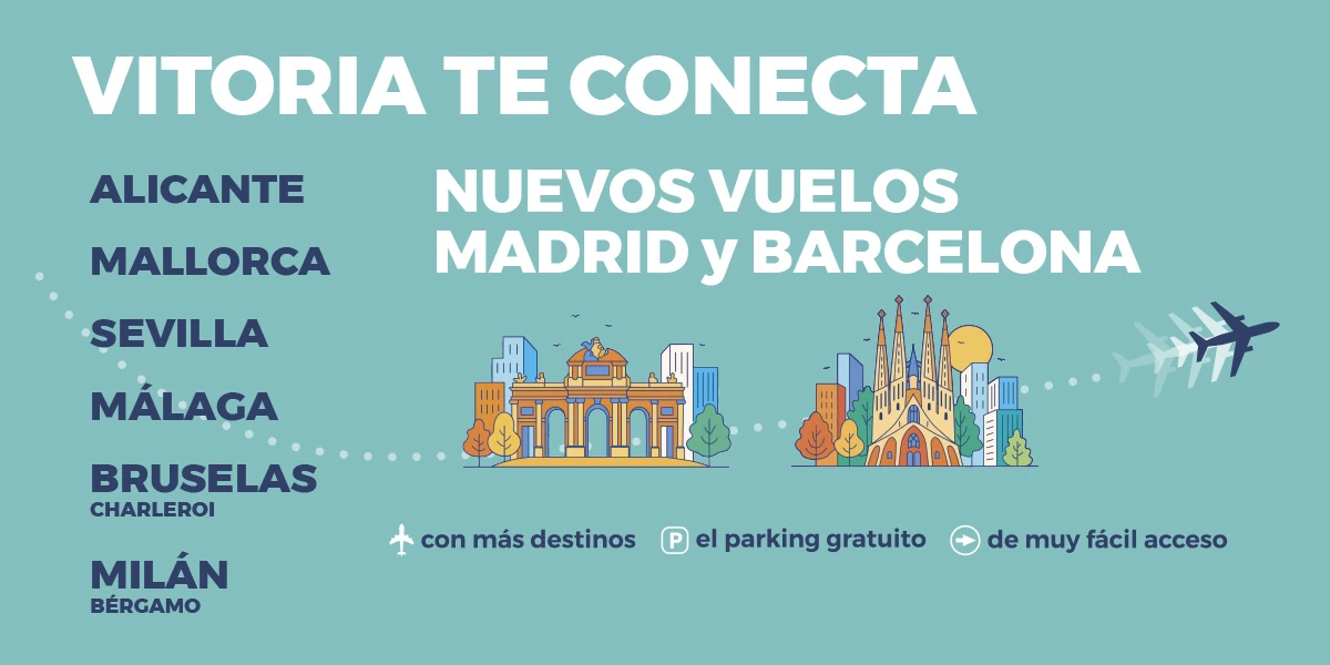 Aeropuerto de Vitoria-Gateiz: Vitoria te conecta
